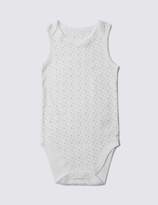 Pure Cotton Sleeveless Bodysuit &#40;3-8 Years&#41;